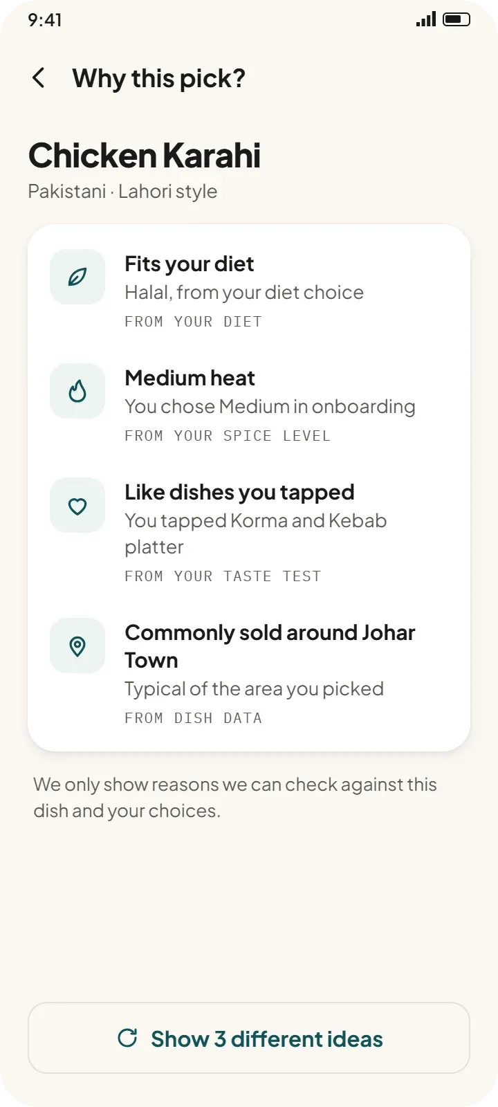SmartBite app: reasons behind a pick